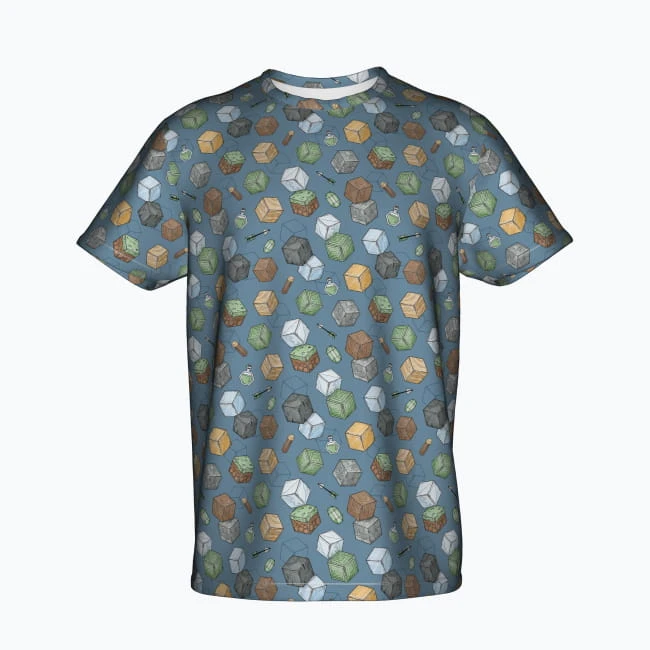 Męska Koszulka Personalizowana Full Print – 100% Bawełna - AOP